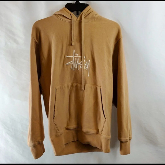 Stussy Designer Basic Appliqué Designer Hoodie Sweatshirt SM - Picture 1 of 16